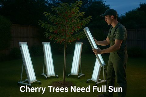 When do cherries ripen in the UK?